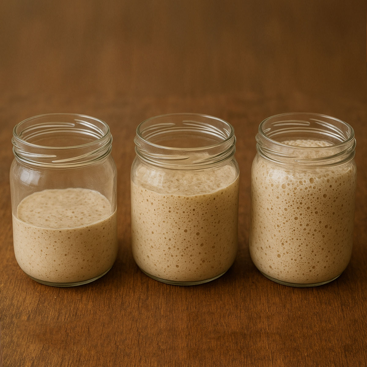 Sauerteigansatz pflegen - Sauerteigbrot backen