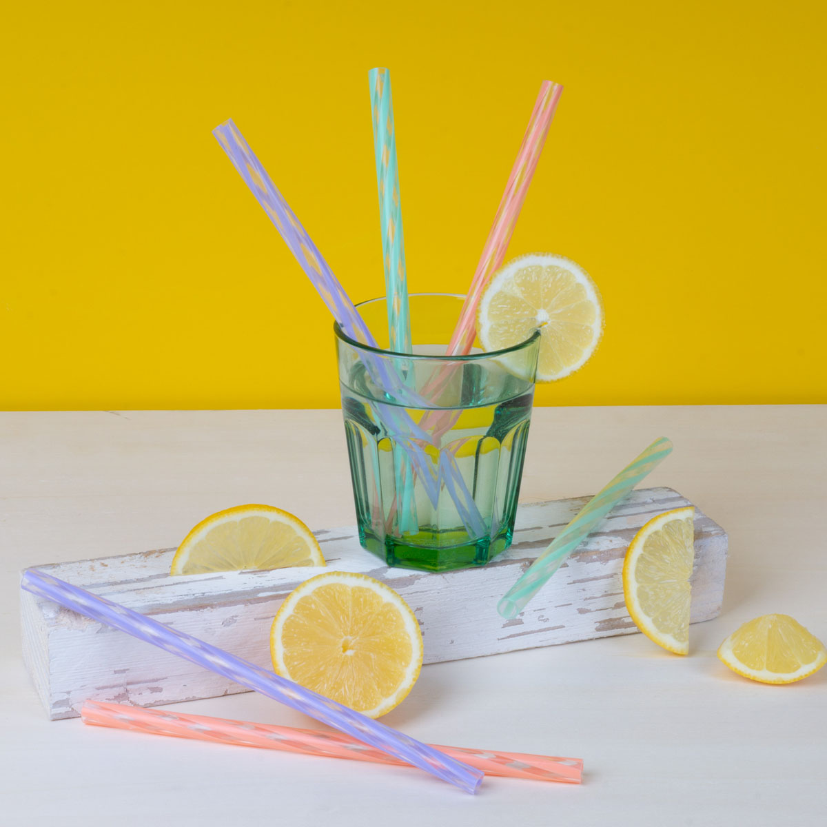 Lurch Trinkhalme Silikon 20cm Summer Fun