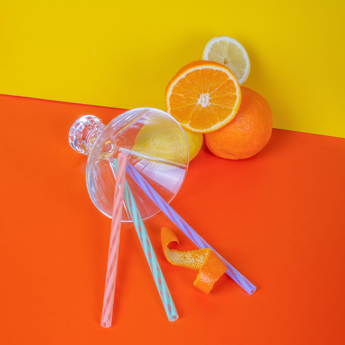 Lurch Trinkhalme Silikon 20cm Summer Fun