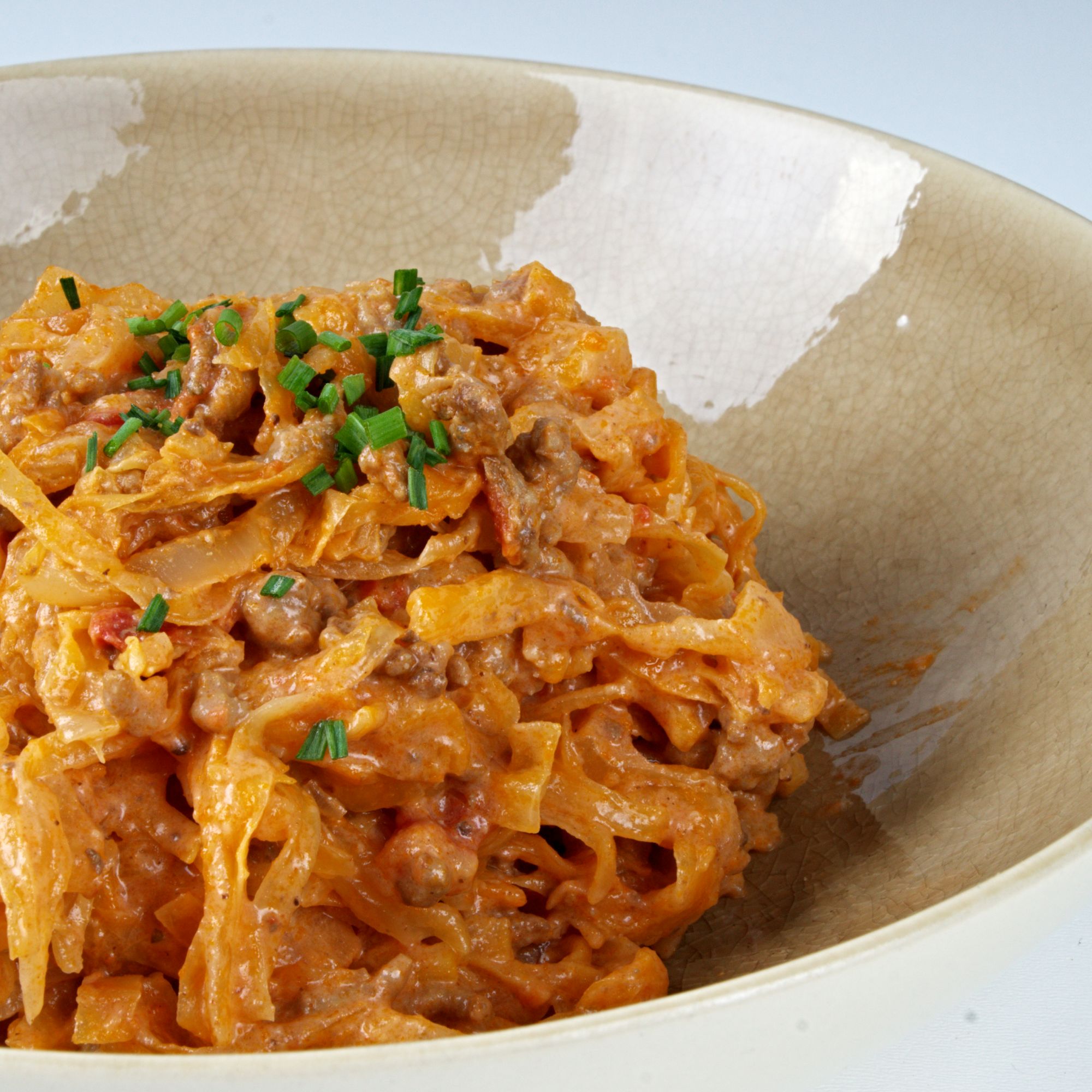 Spitzkohl-Hackfleisch-Pfanne