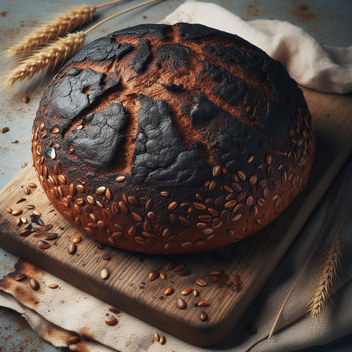 Fehler beim Brot backen - Zu dunkle Kruste