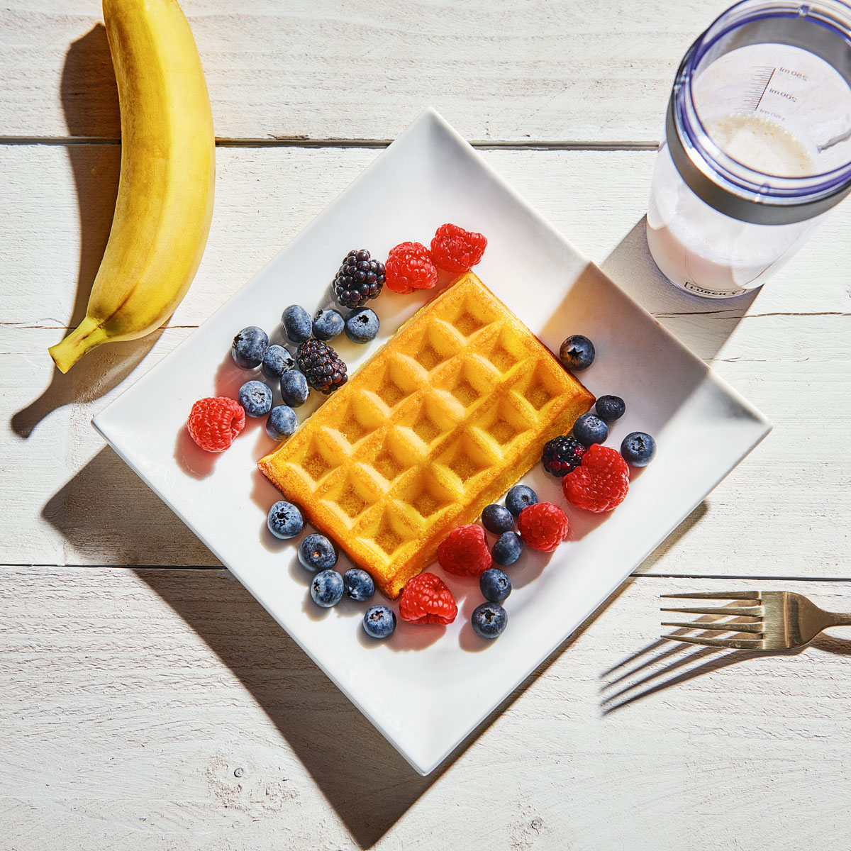 Protein-Waffeln mit der Lurch Waffel-Backform aus Silikon: Perfekt für Sportler – diese süßen, fluffigen Waffeln liefern viel Protein, machen satt und unterstützen deinen Muskelaufbau. Unbedingt ausprobieren!