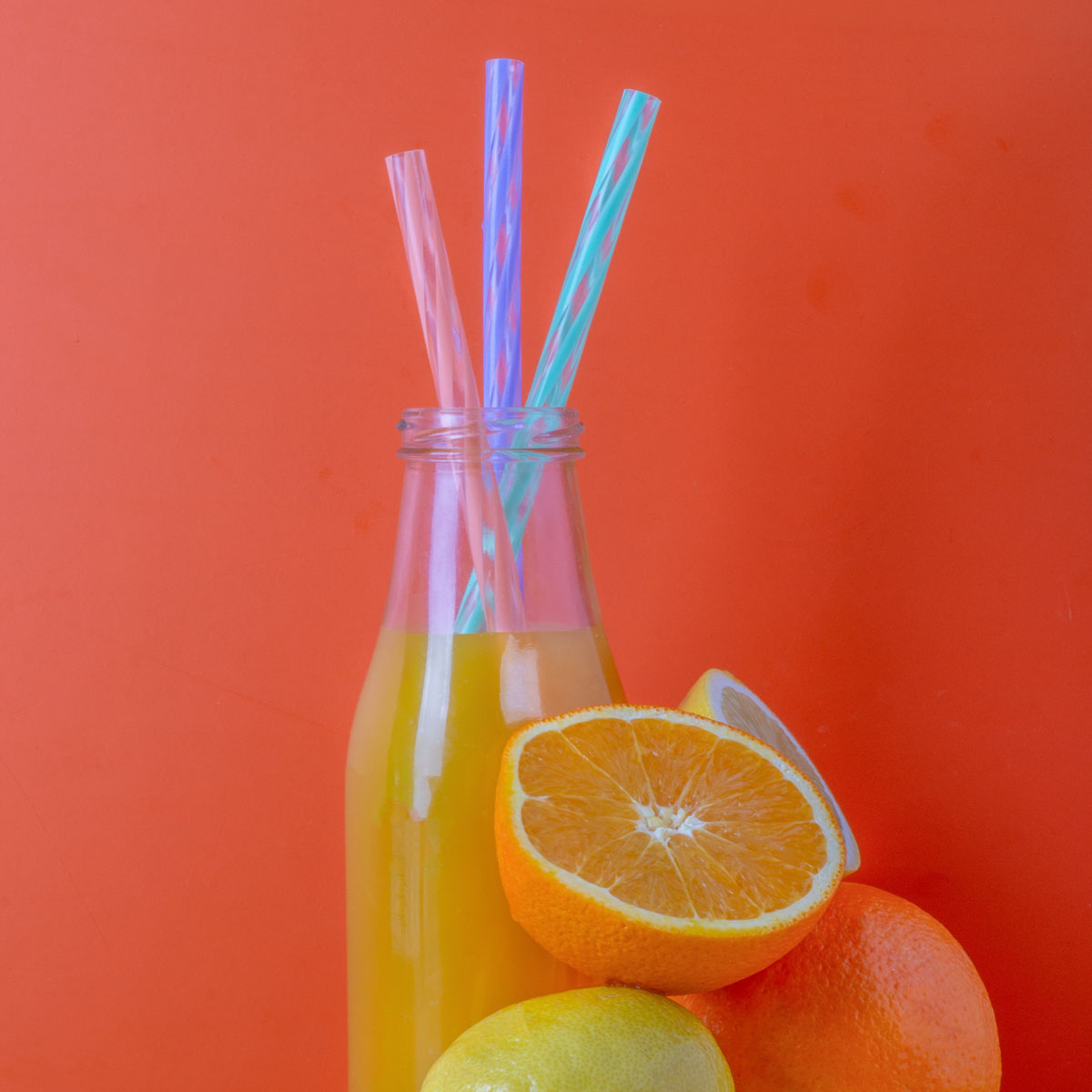 Lurch Trinkhalme Silikon 20cm Summer Fun