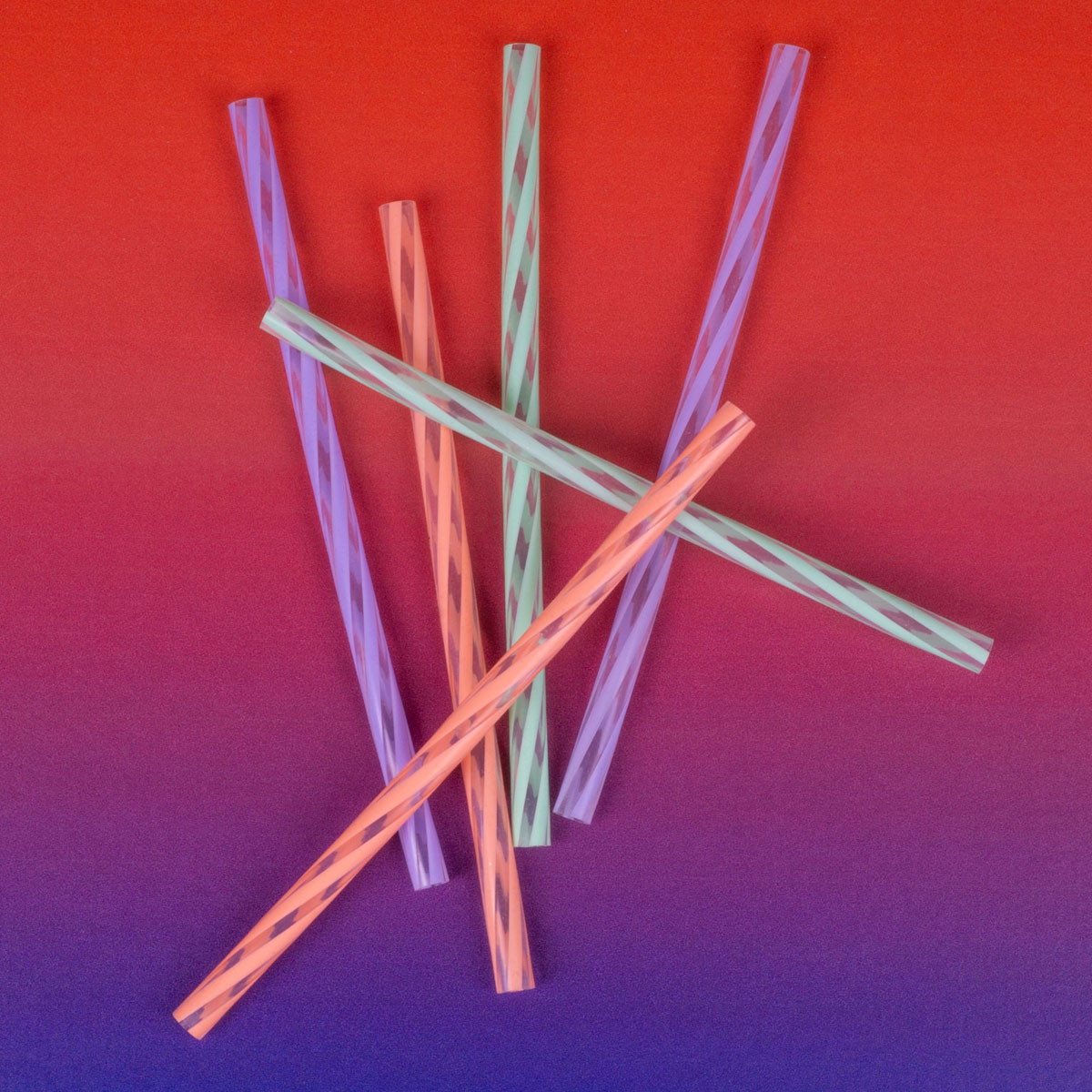 Lurch Trinkhalme Silikon 20cm Summer Fun