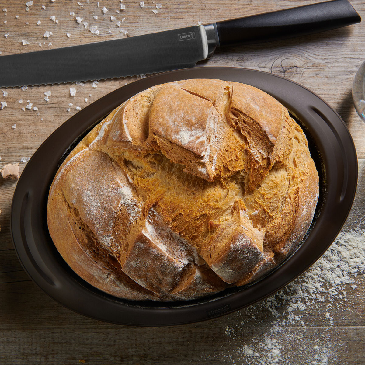 Teglia da pane Lurch FlexiForm, teglia per pane in silicone platinico privo  di BPA al 100%, 14,5 x 10,5 x 7 cm, marrone : : Casa e cucina