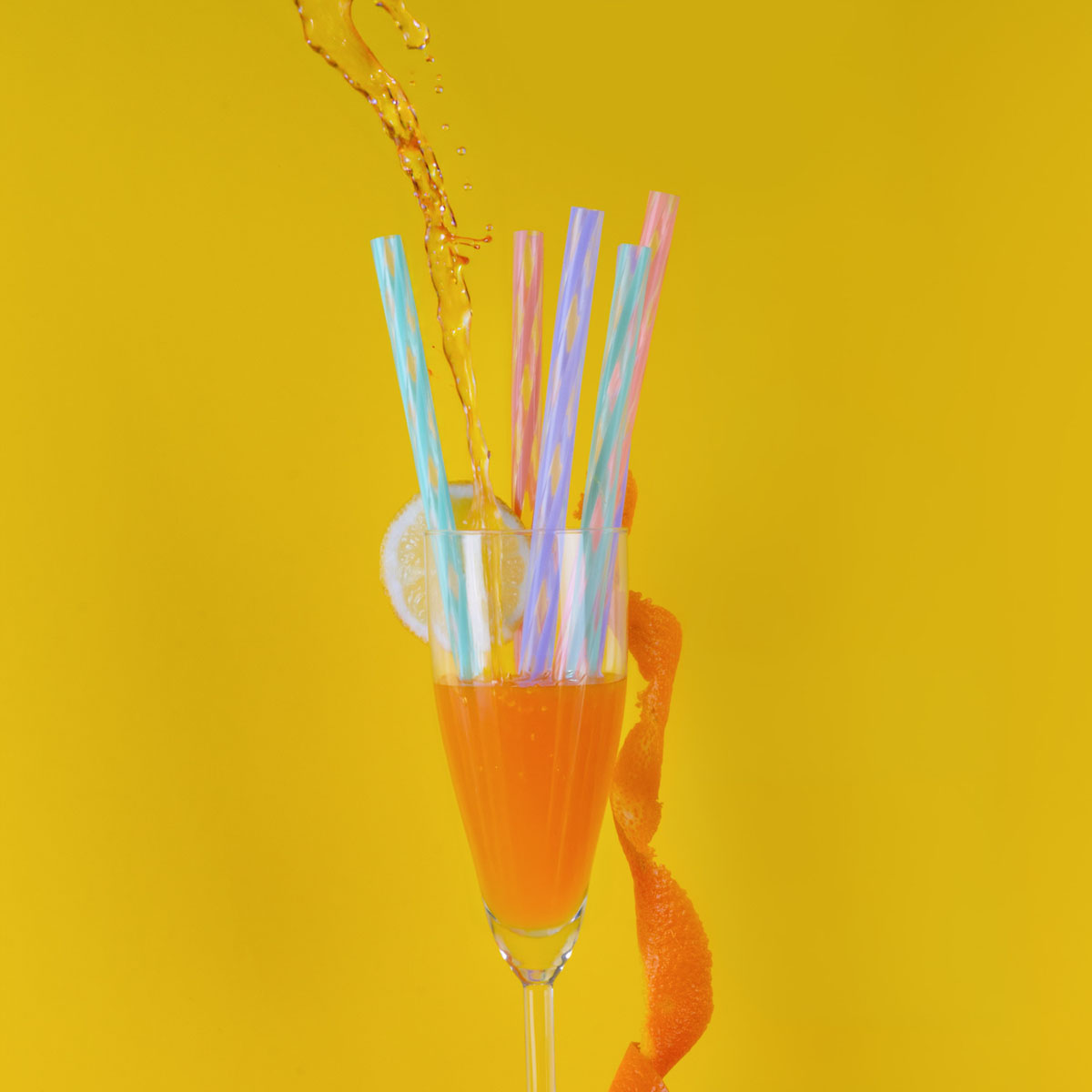 Lurch Trinkhalme Silikon 20cm Summer Fun