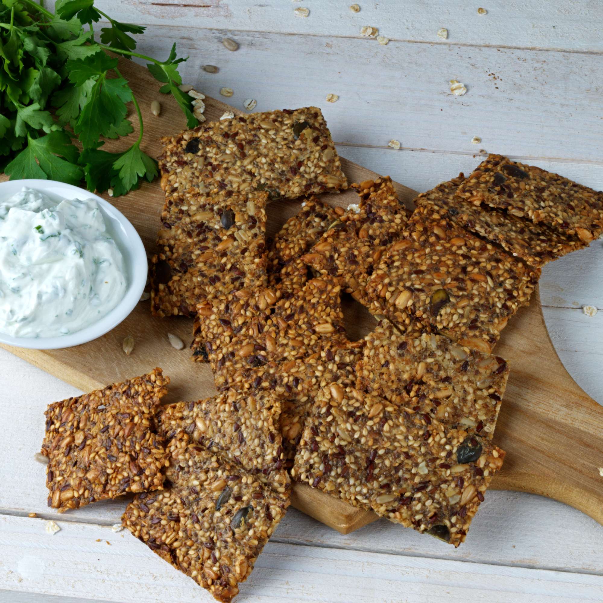 Knäckebrot mit Saaten