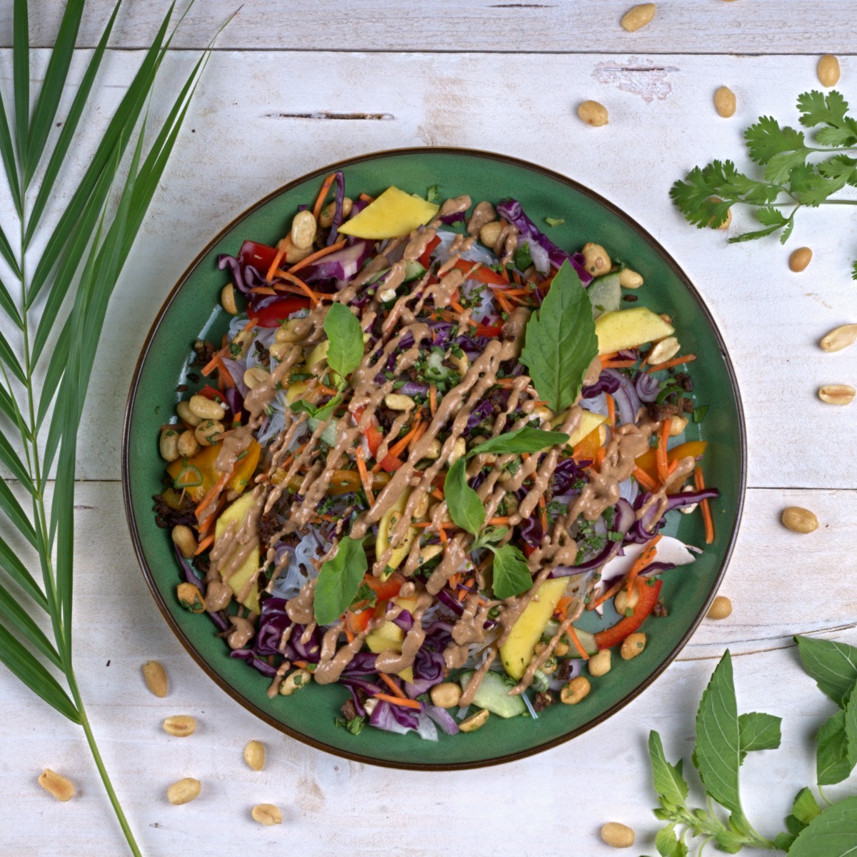 Glasnudel Sommersalat