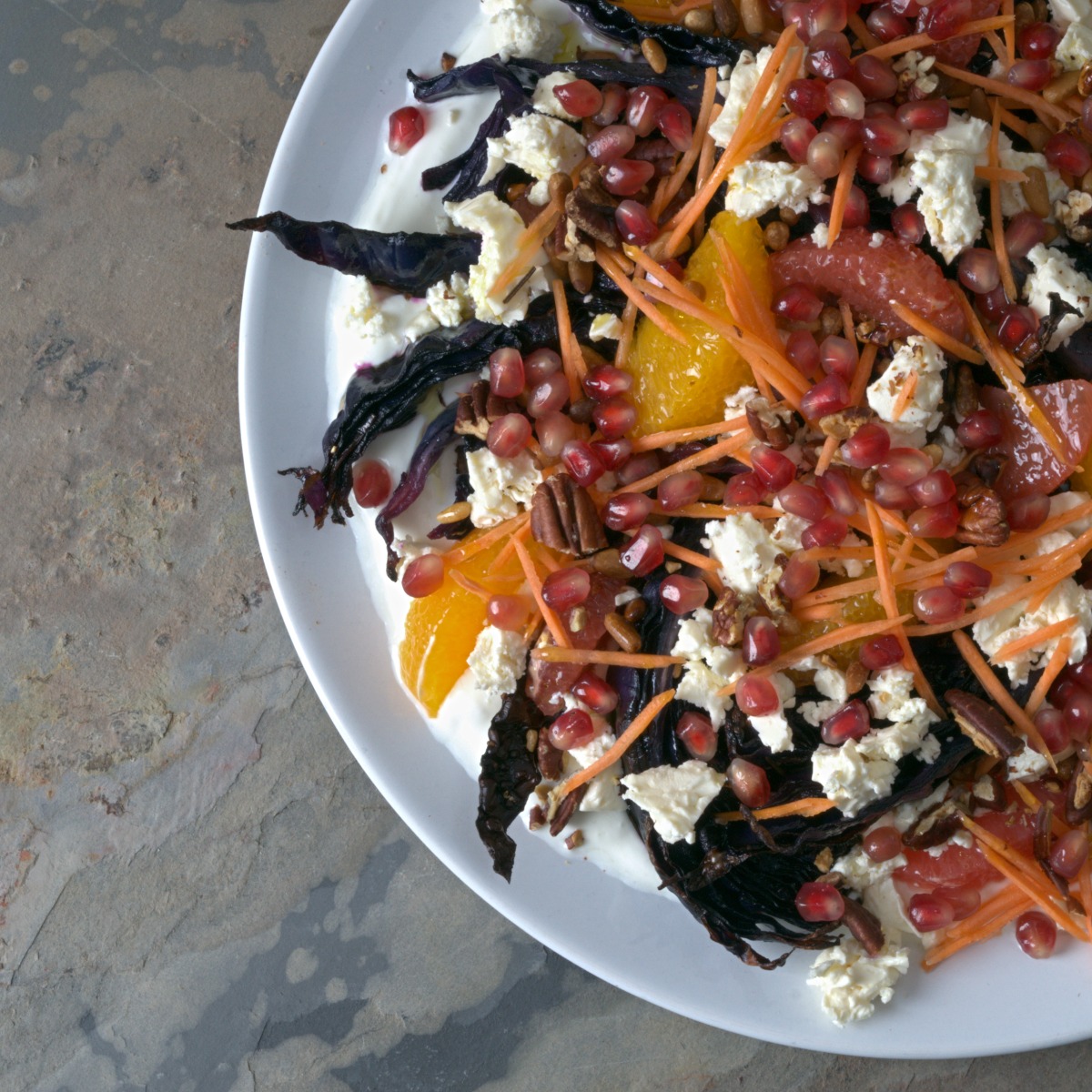 Gerösteter Rotkohl Salat