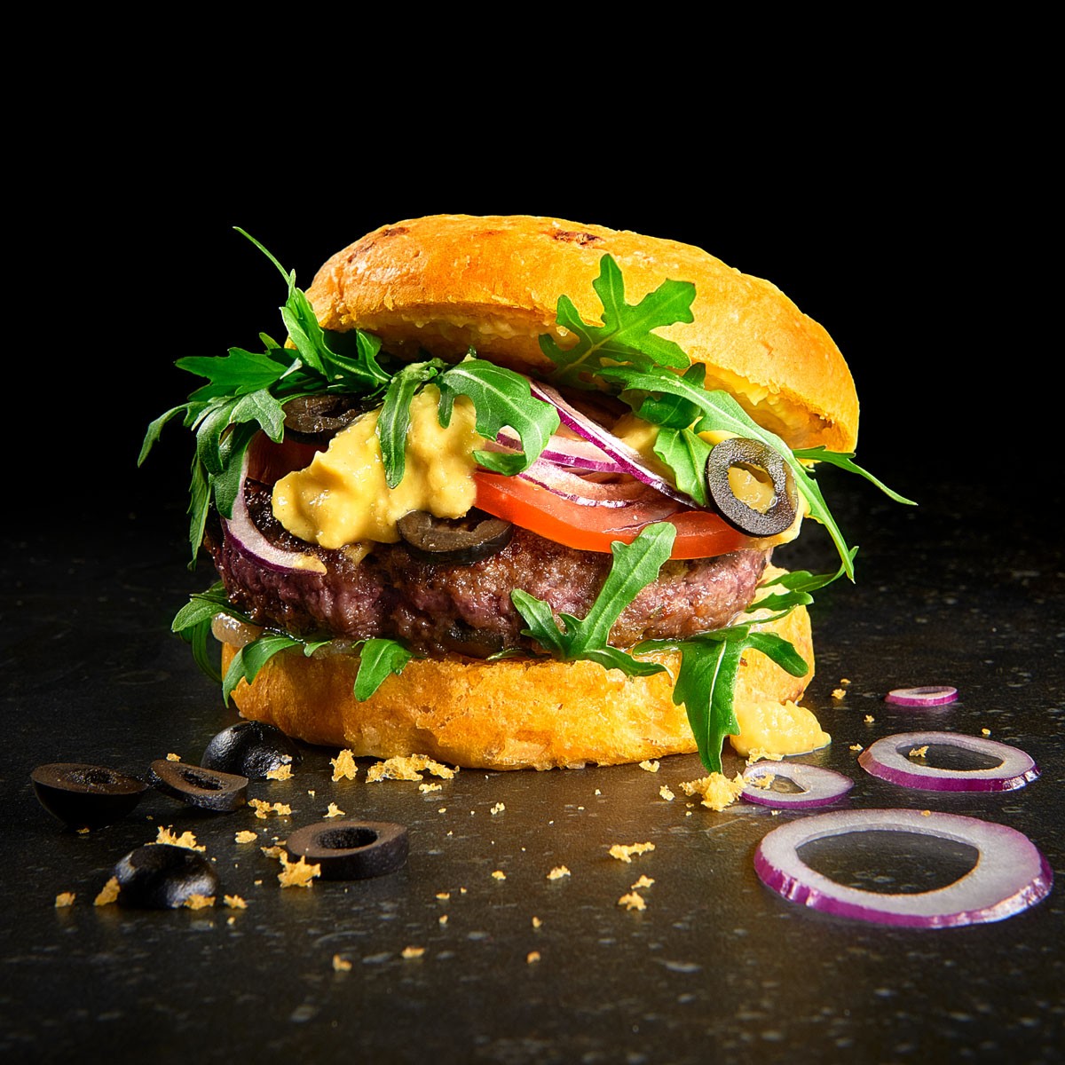 LURCH silicone burger bun baking mould Ø10cm - Bake 6 large buns