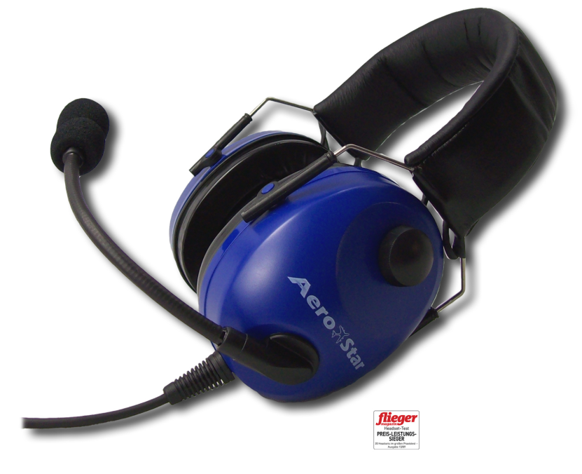 Headset AeroStar comfort blau