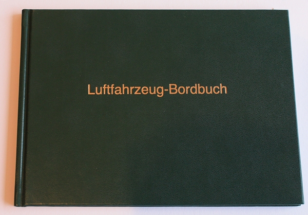 Bordbuch Segelflug Grün