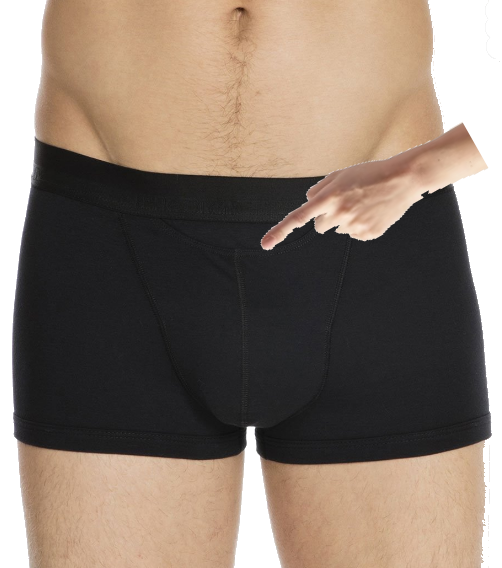 Flieger-Unterhose weiss mit Vorder/Horizontaleingriff - underwear zur Fliegerhose 
