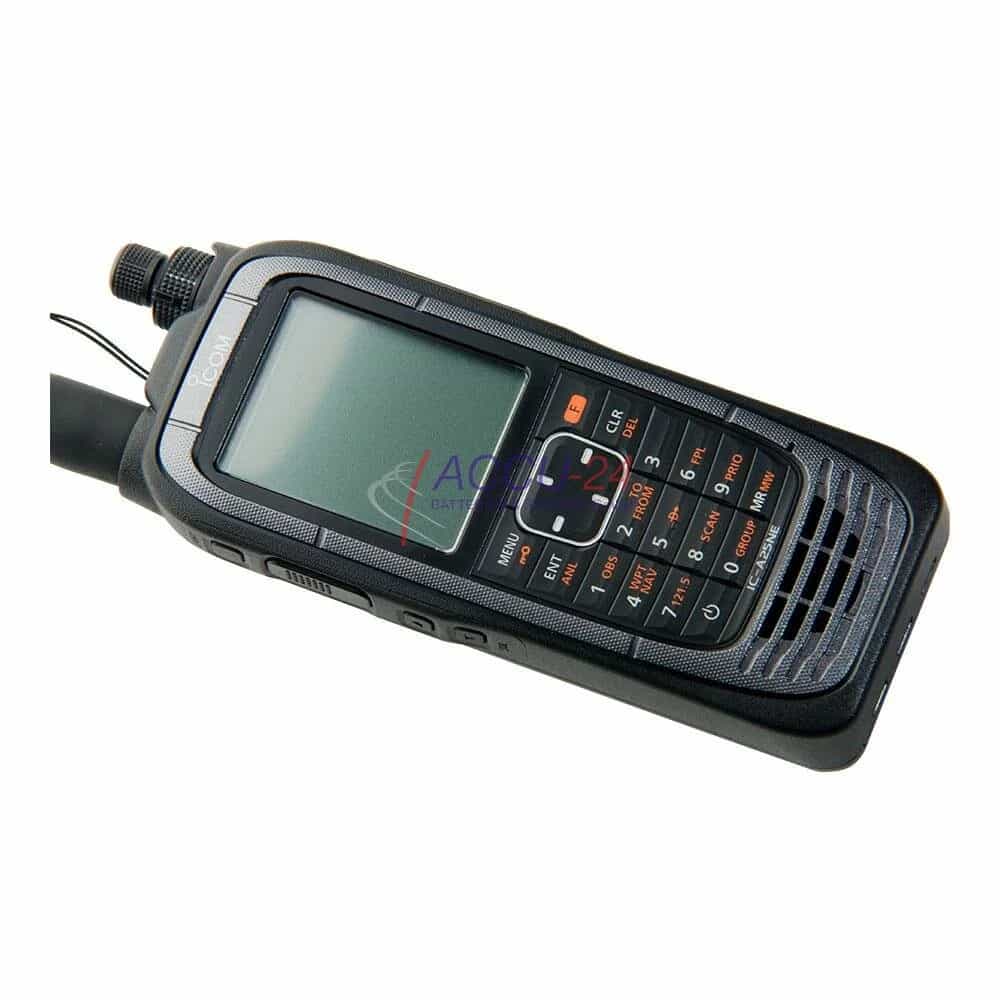 ICOM IC-A25NE 8,33/25 kHz VHF Handflugfunkgerät (COM / NAV / GPS) mit GPS-Empfänger und Bluetooth
