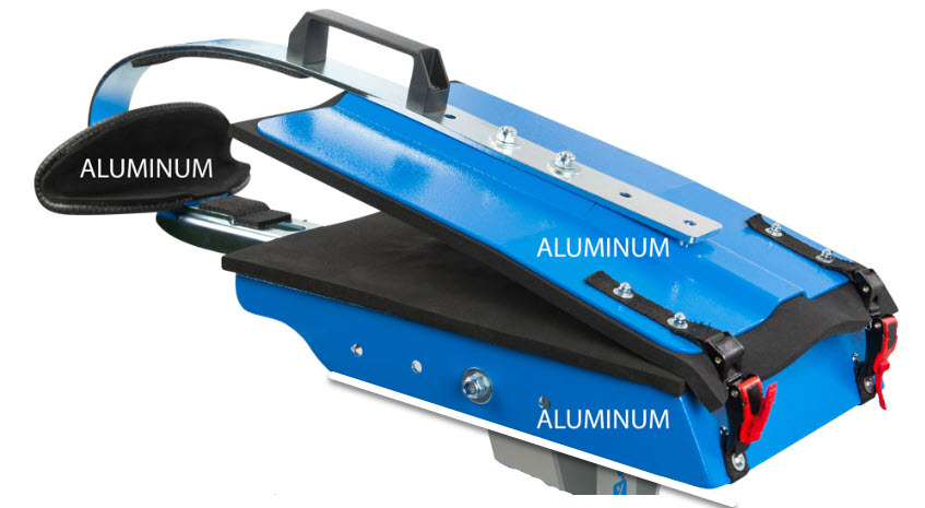 Wing-Walker / Flächenrad-Blau Aluminium