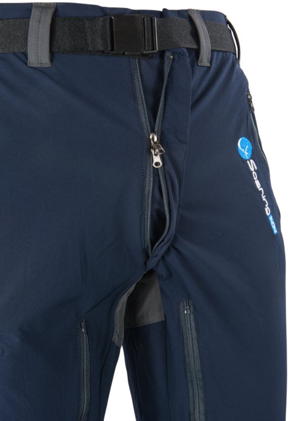 Fliegerhose Navy Trousers mit extra langem Reißverschluss 
