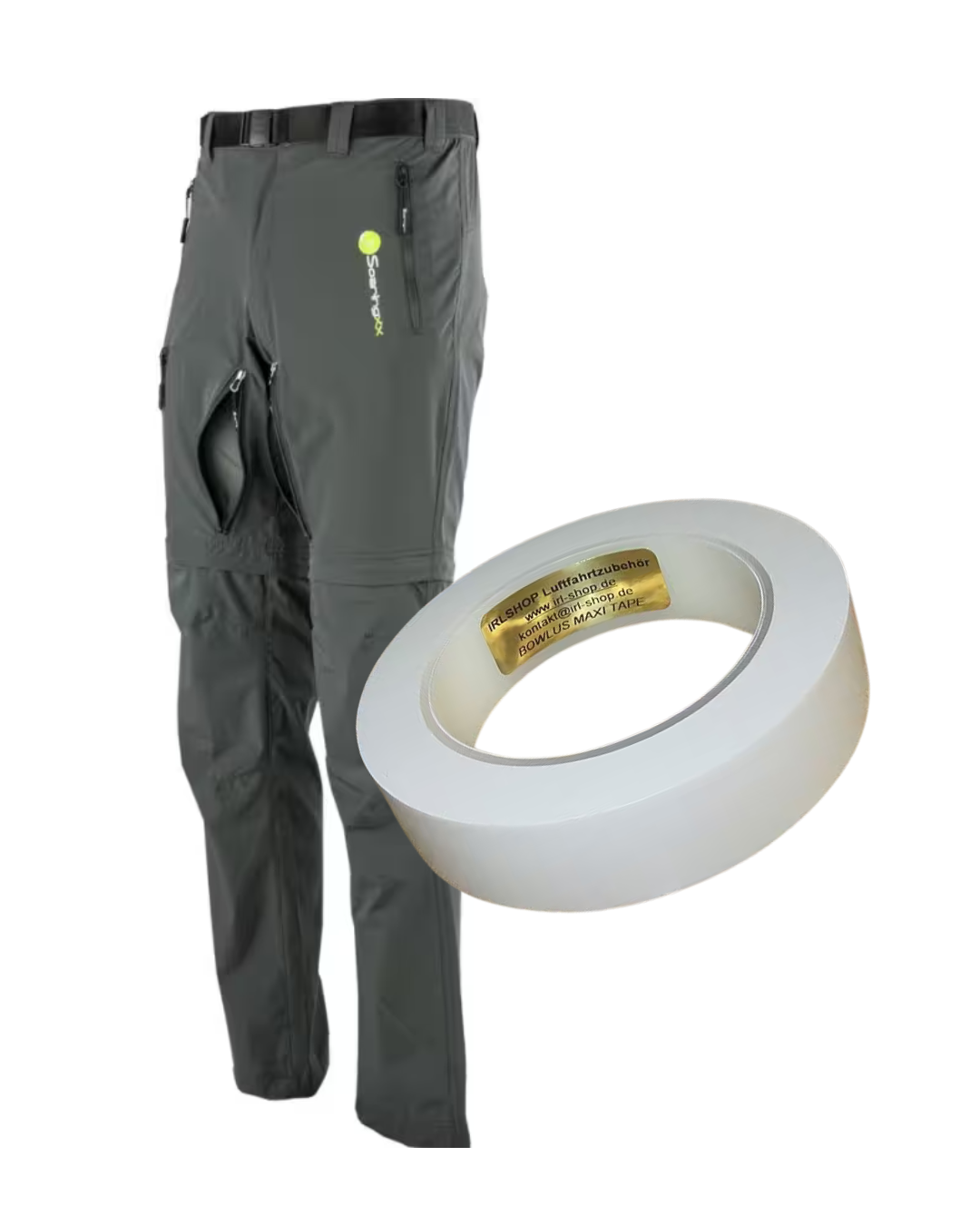 Bundle: Fliegerhose Zip-Off + Bowlus Style Tape 25mm