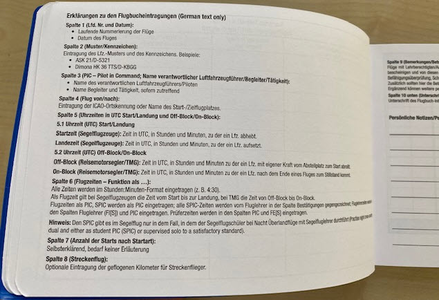 Flugbuch Segelflug & TMG EU FCL (Schiffmann)