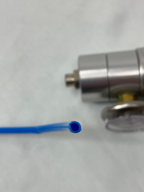 Sauerstoff-Schlauch blau für EDS Geräteanschluss 4mm 