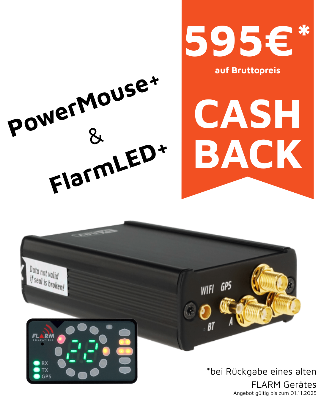 Angebot: PowerMouse+ und FlarmLED+