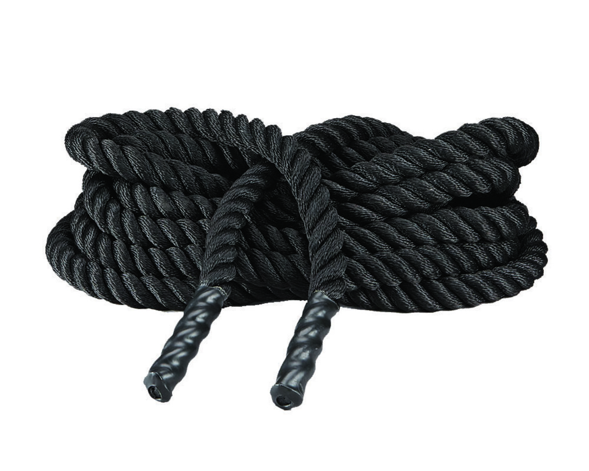 Training Rope - 15m x 38 mm, 12 kg (schwarz)