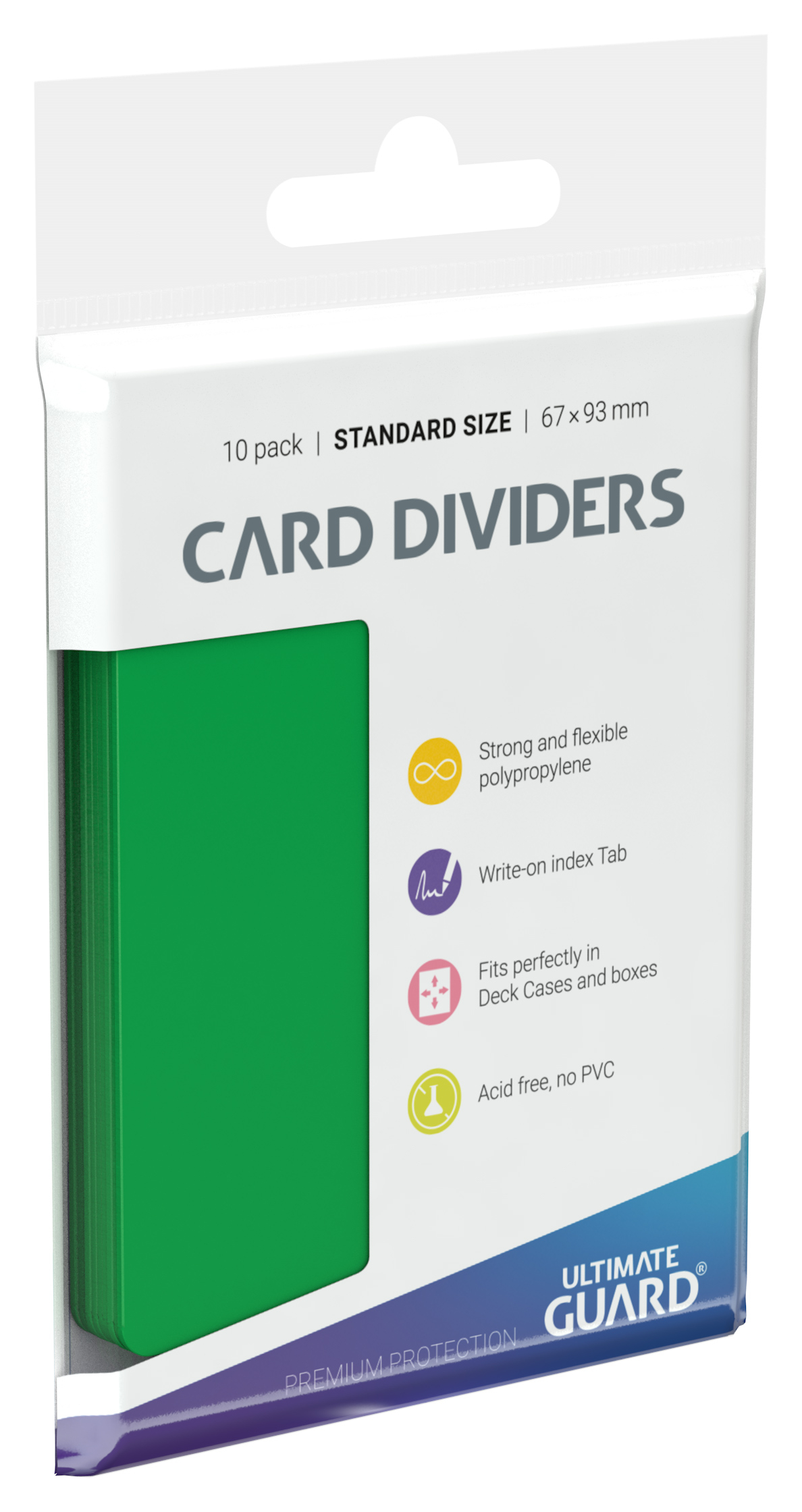 Kartentrenner  Standard Größe Grün