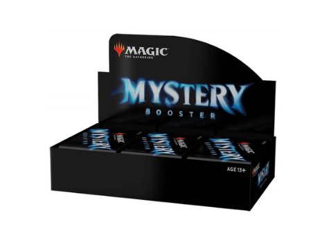 Front ansicht auf ein Mystery Booster Display von Magic The Gathering 