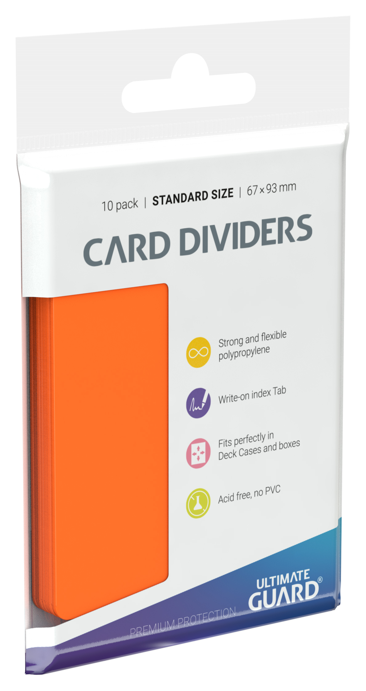 Kartentrenner  Standard Größe Orange 