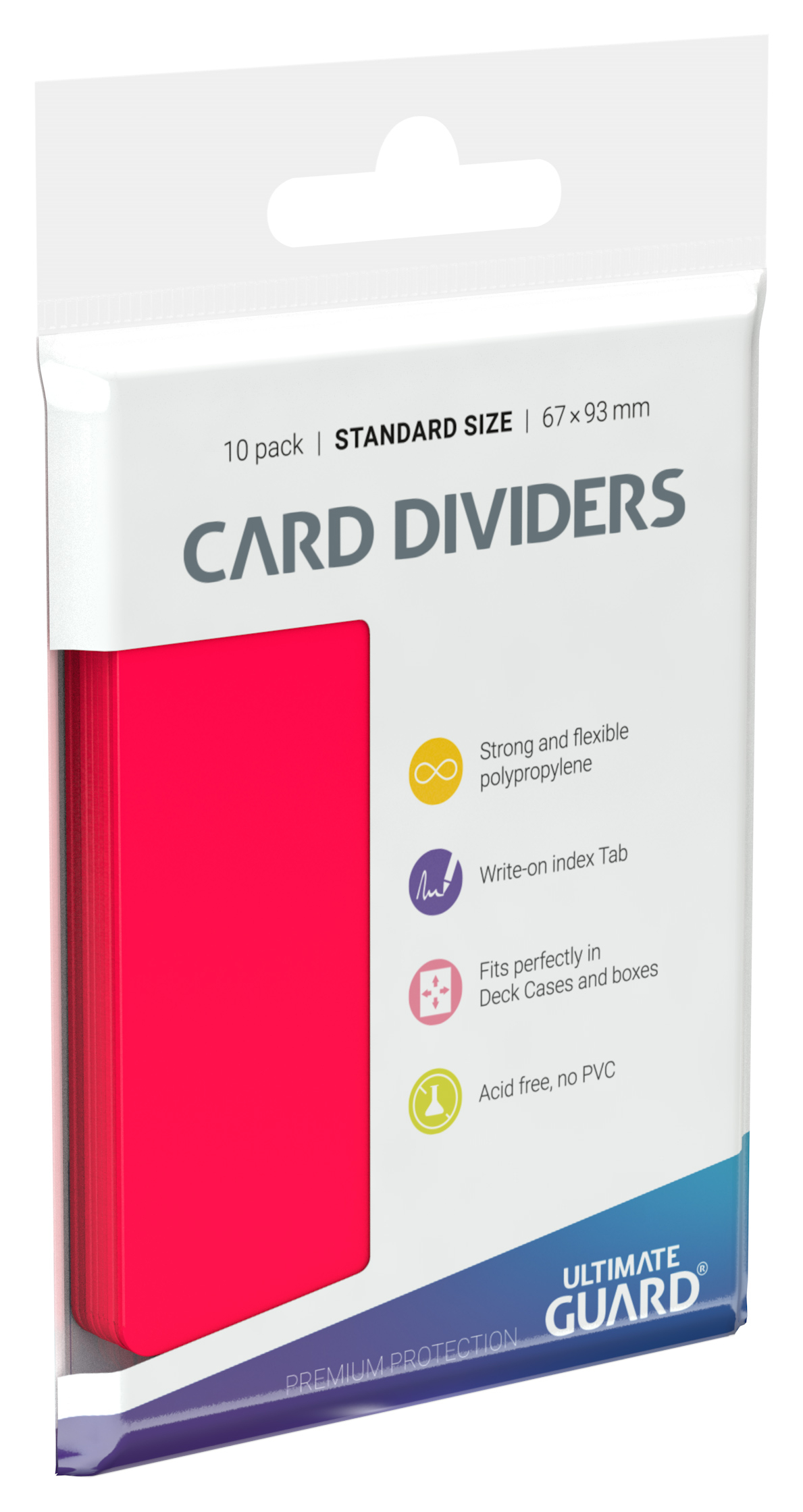 Kartentrenner  Standard Größe Rot