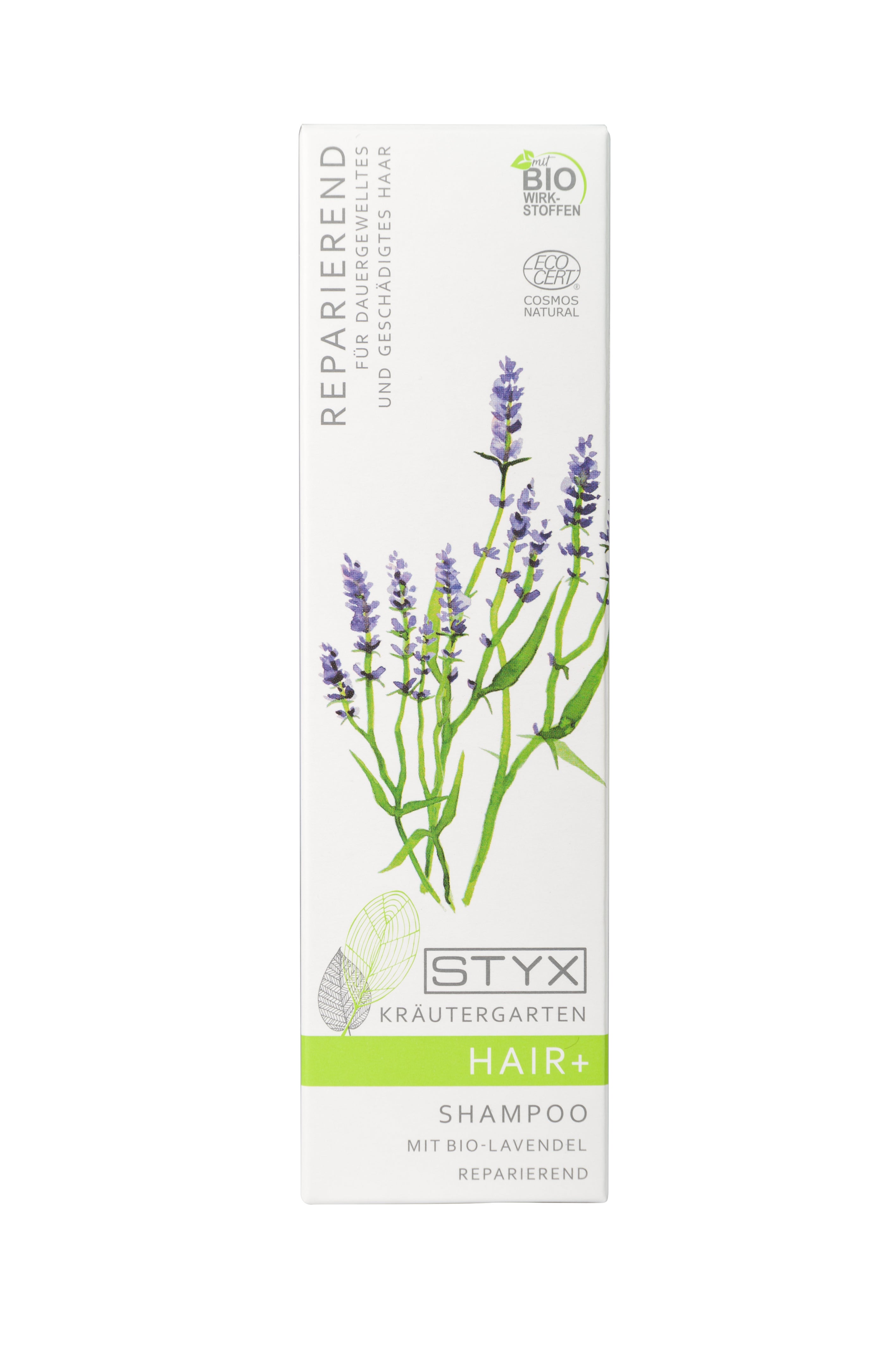 Shampooing HAIR+ au jardin d'herbes aromatiques et à la lavande bio