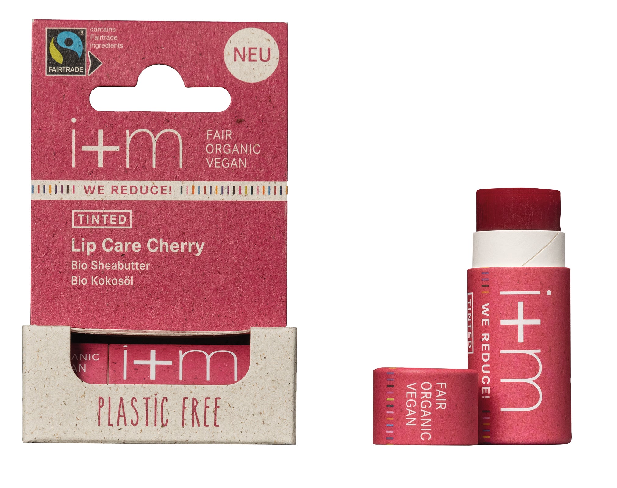WE REDUCE Soin teinté pour les lèvres Cerise
