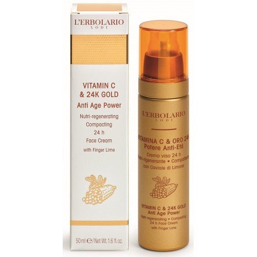 lerbolario-vitamin-c-24k-gold-24h-anti-aging-gesichtscreme-50-ml VITAMINE C & OR 24K Crème visage anti-âge 24h