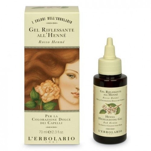 Gel colorante per capelli all'henné rosso