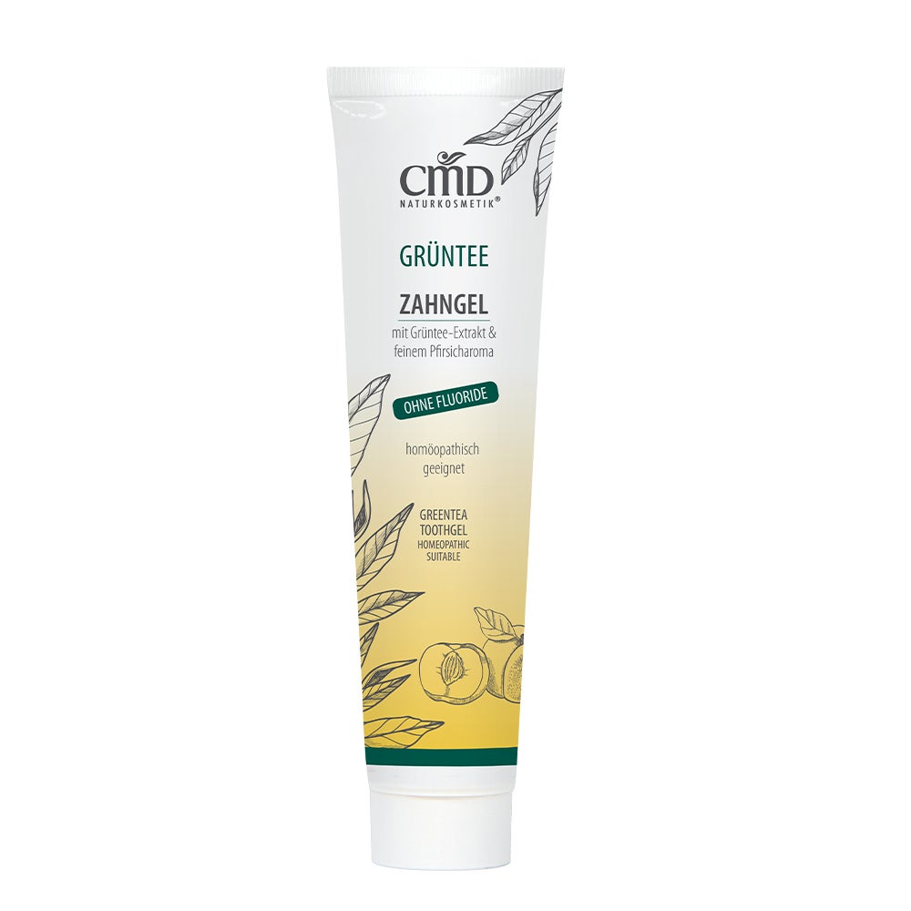 Gel per denti con tè verde