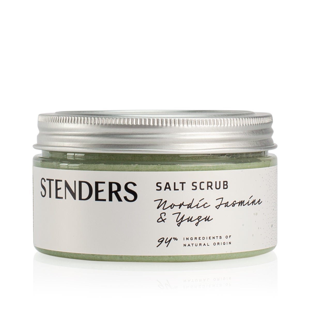 stenders-salt-scrub-nordic-jasmine-yuzu Gommage corporel au sel avec AHA Jasmin nordique & verveine