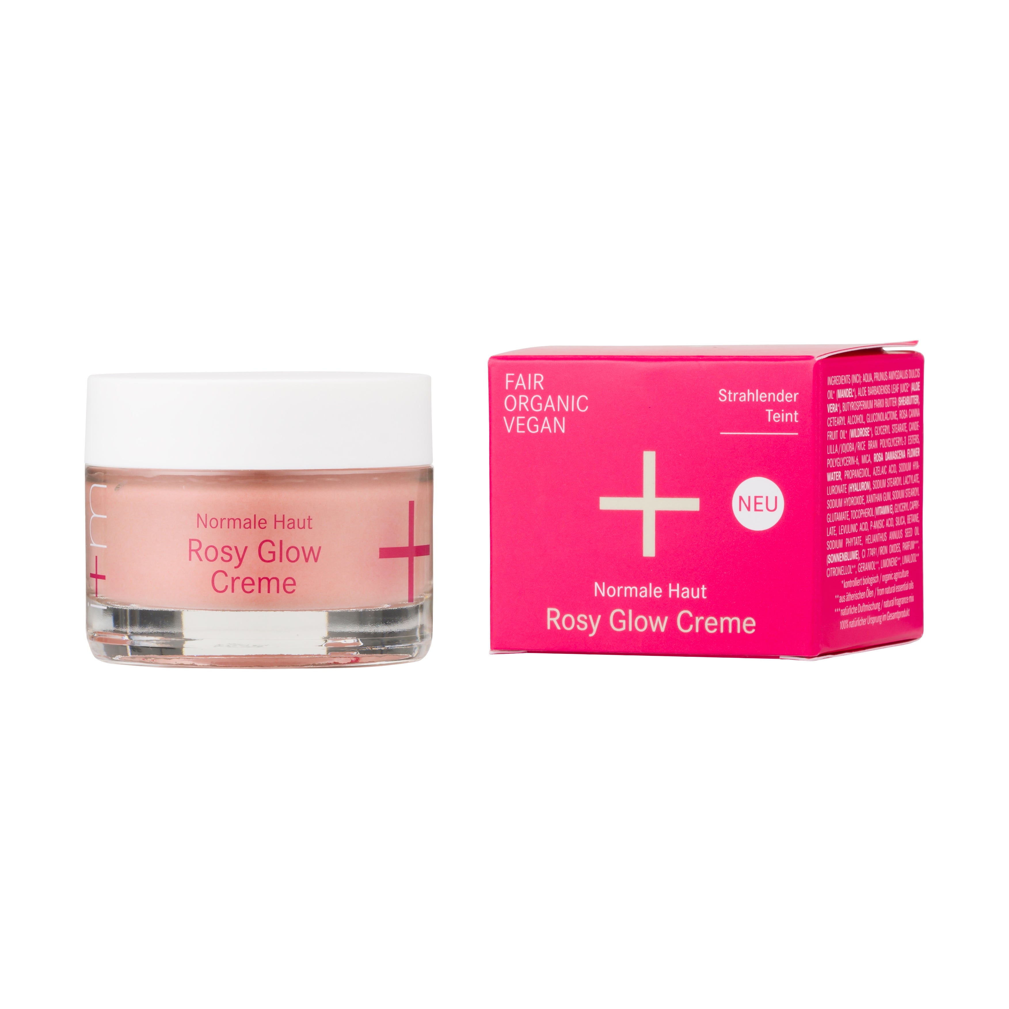 Rosy Glow Creme für normale Haut