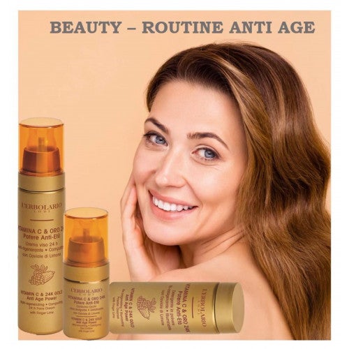 VITAMINE C & OR 24K Crème visage anti-âge 24h