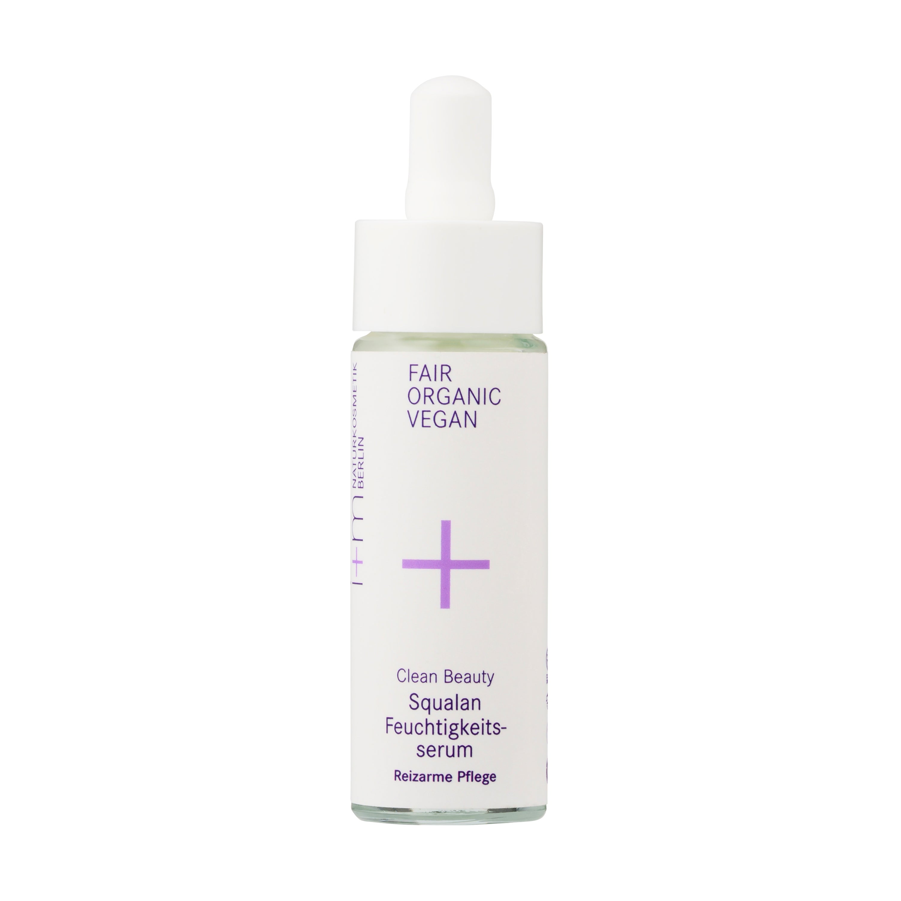 iplusm-clean-beauty-squalan-feuchtigkeitsserum Flasche, Lotion