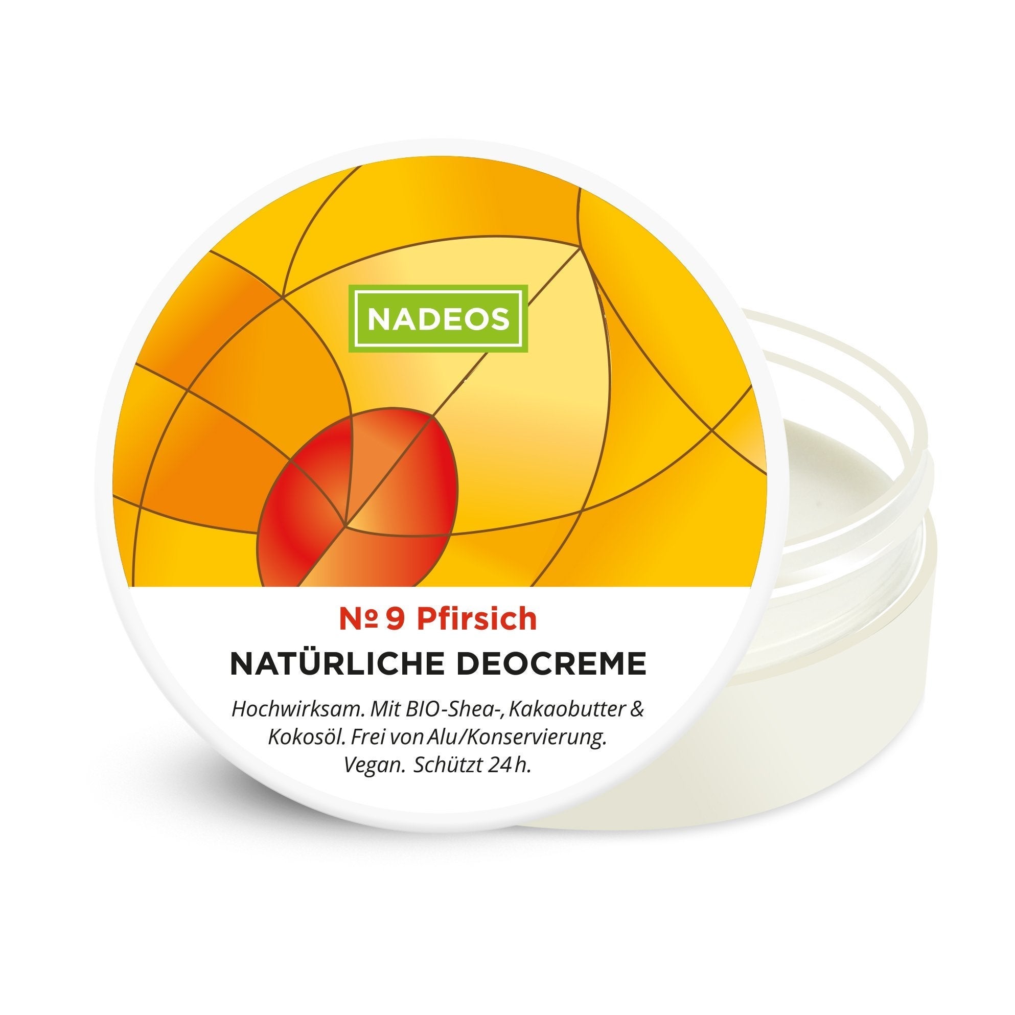 Crème déodorante naturelle Pêche