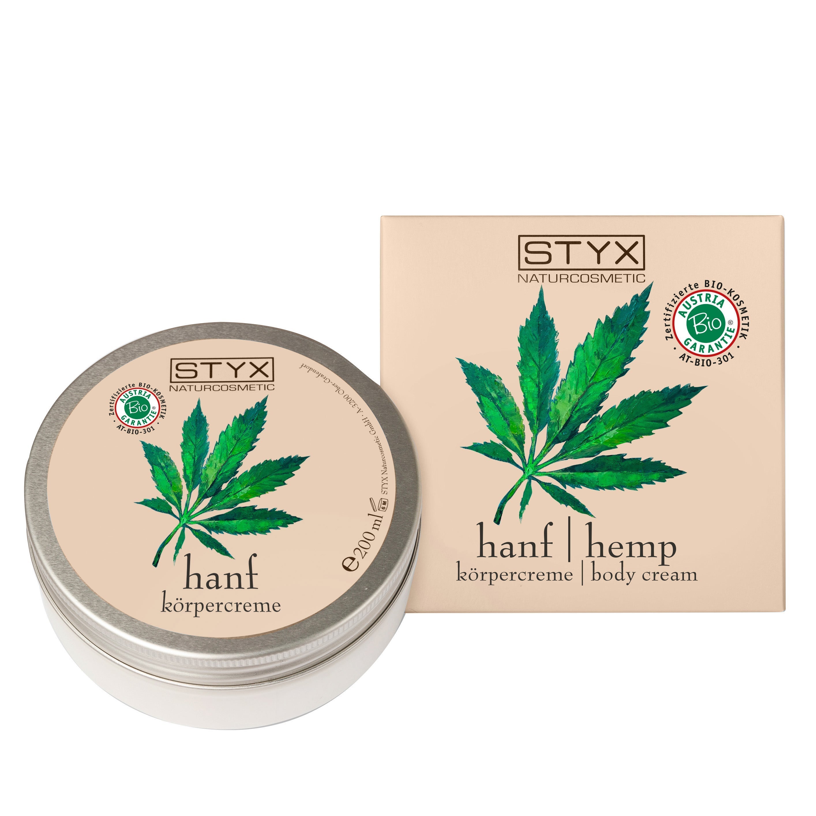 styx-hanf-korpercreme-200ml Crème pour le corps au chanvre