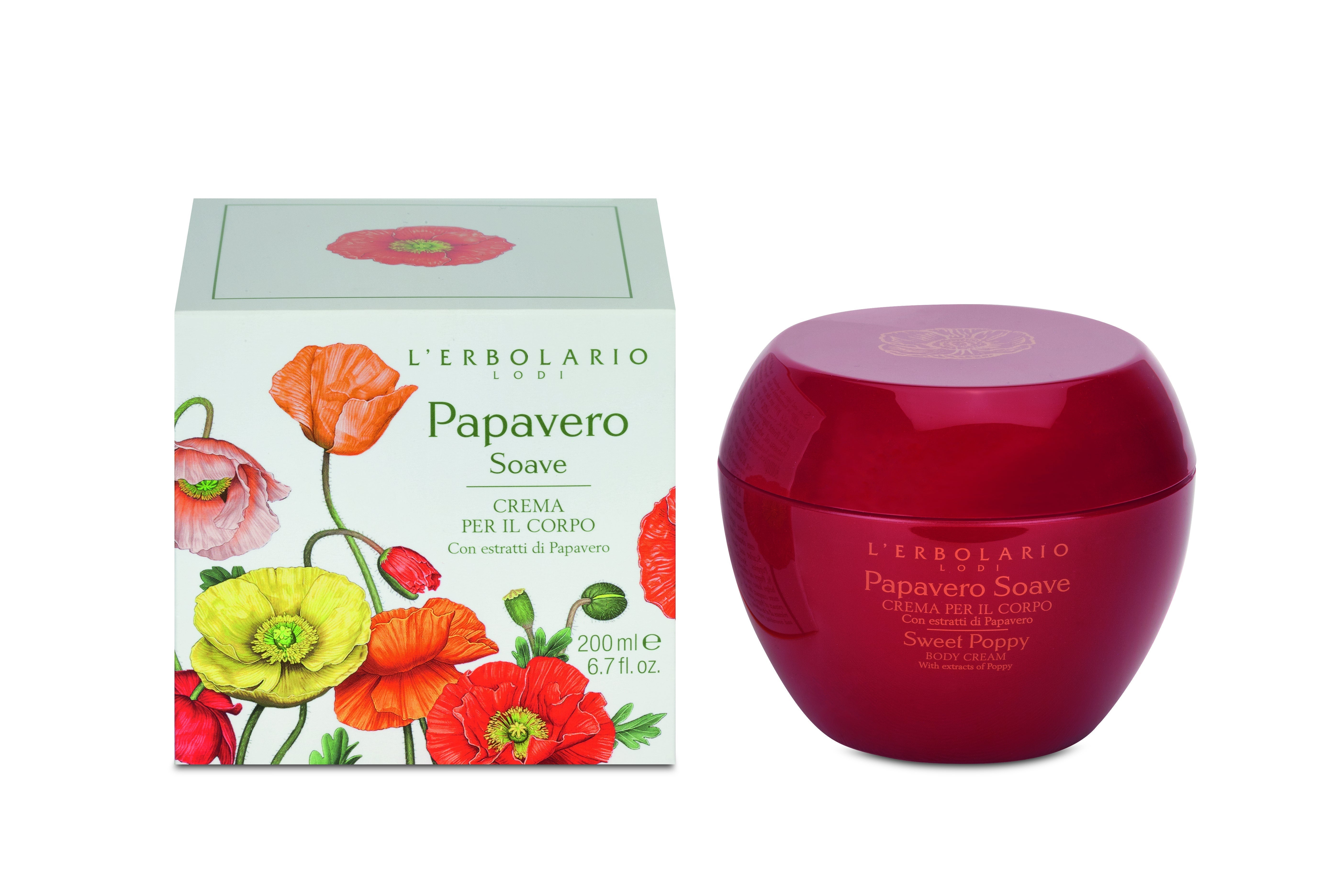 lerbolario-papavero-seife Crema corpo PAPAVERO SOAVE