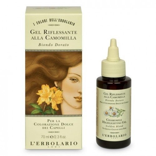 Gel colorante per capelli alla camomilla biondo oro