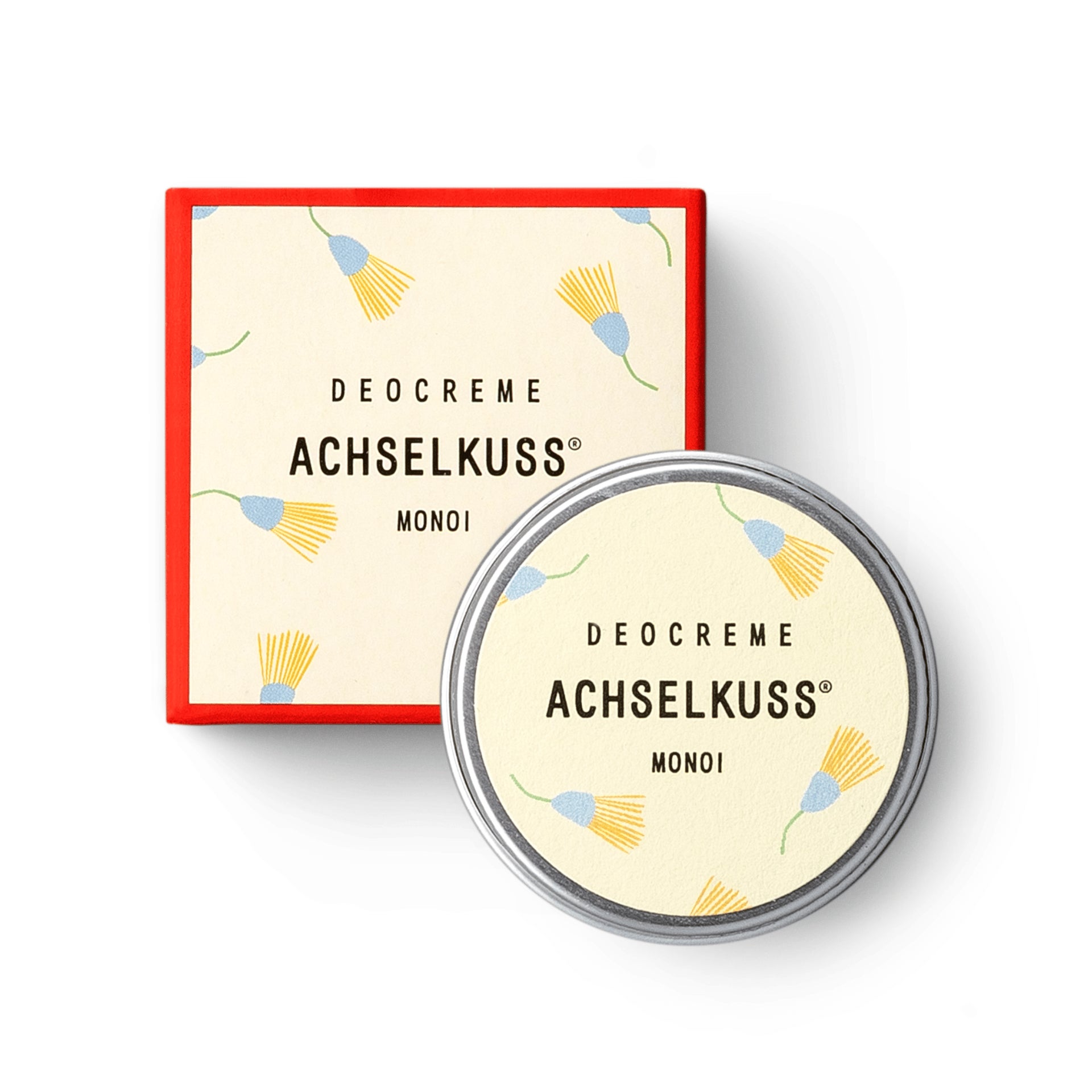 Deocreme Mini Monoi Kopf, Person, Gesicht, Papier, Text