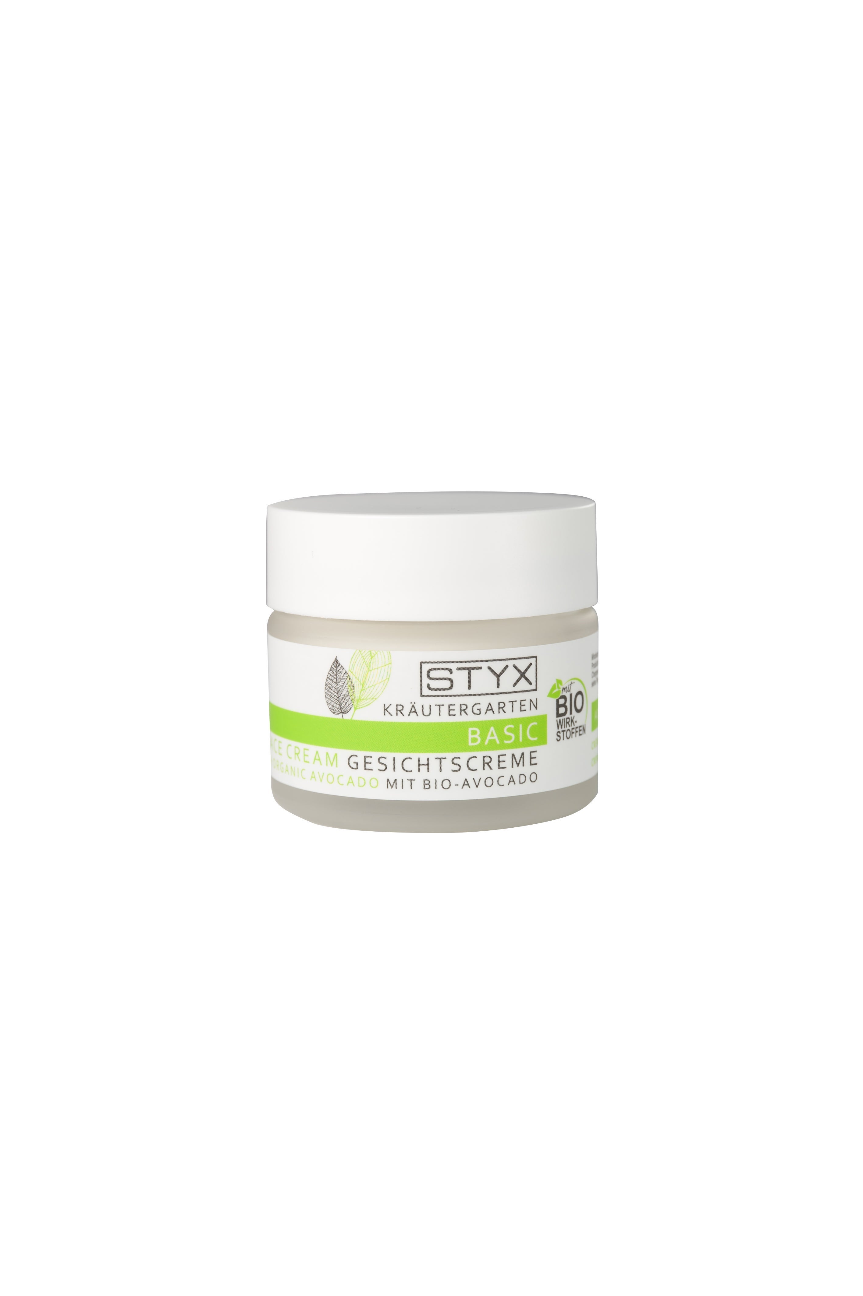 Crema viso BASIC del Giardino delle Erbe con avocado biologico