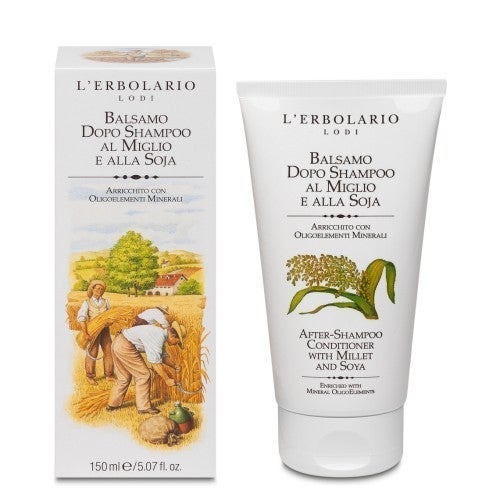 lerbolario-hirse-und-soja-haar-conditioner-150ml Après-shampooing HIRSE ET SOJA