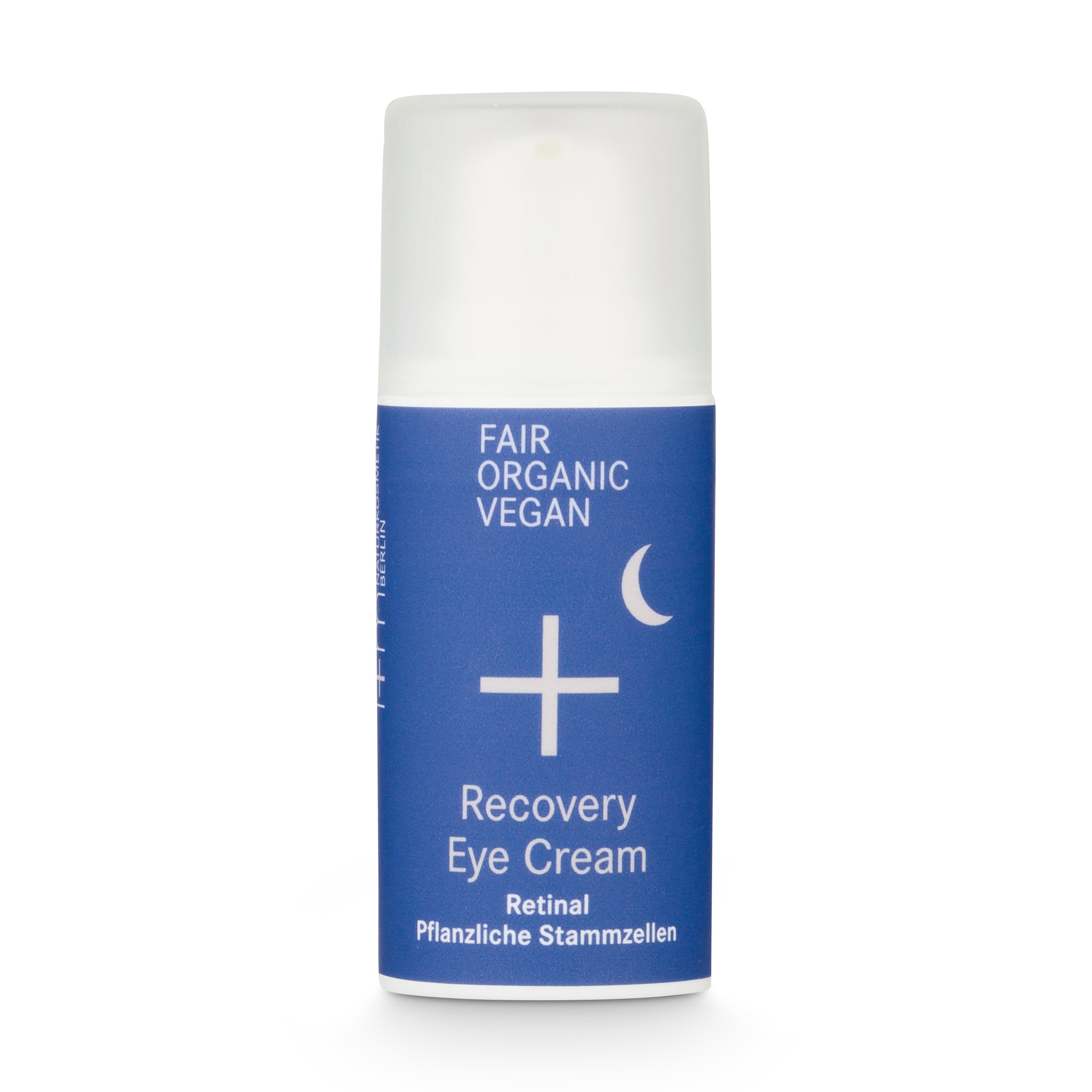 Recovery Eye Cream, Retinal, Pflanzliche Stammzellen, Blue packaging, Vegan