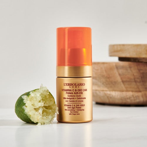 Crema contorno occhi anti-età alla VITAMINA C e ORO 24K