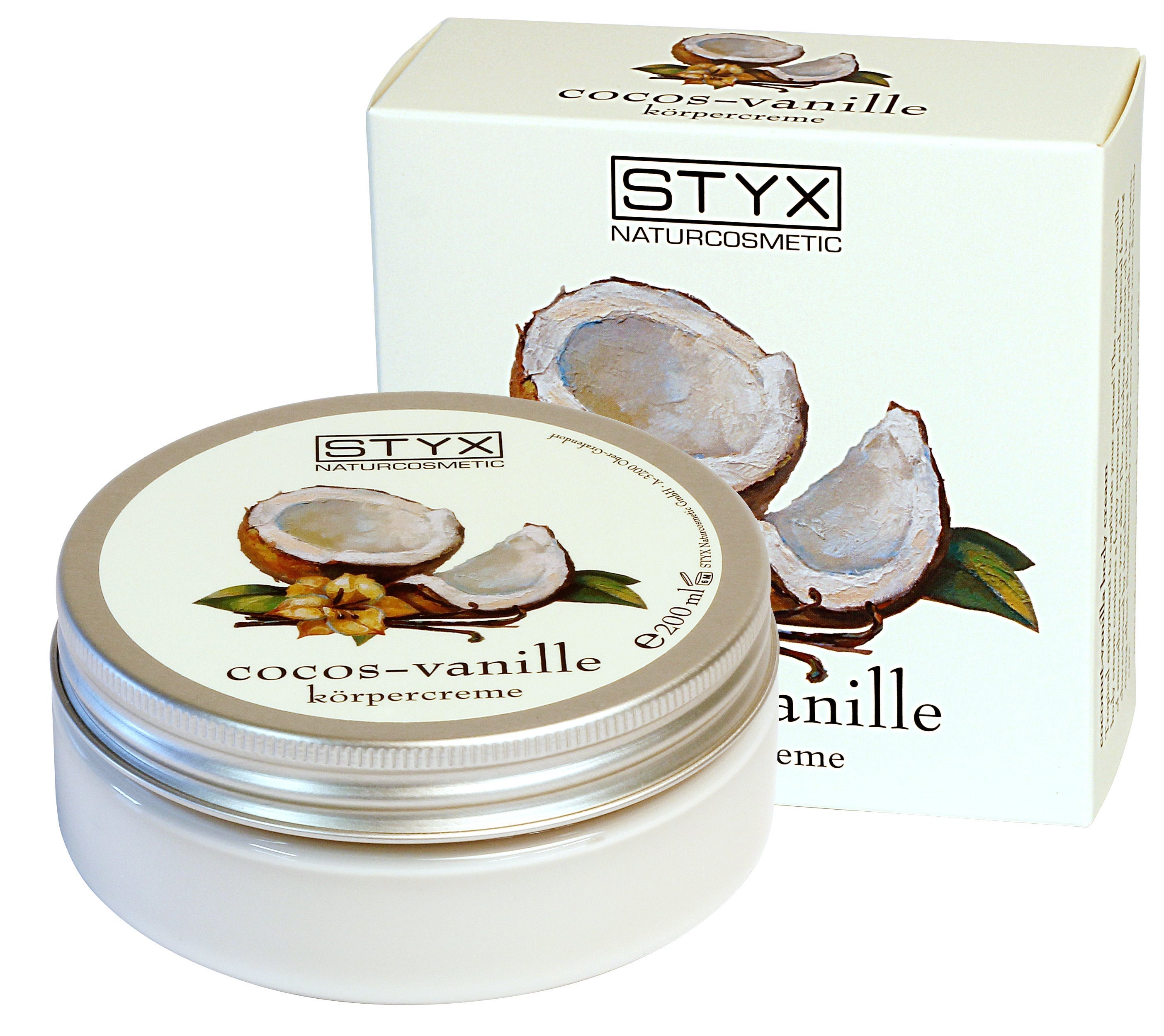 Crema corpo cocco e vaniglia 200ml