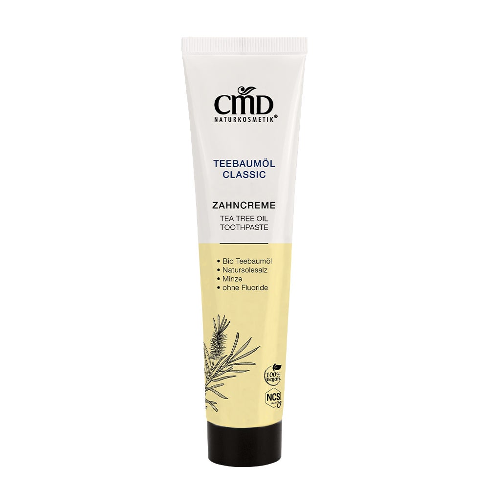 Dentifricio all'olio di tea tree