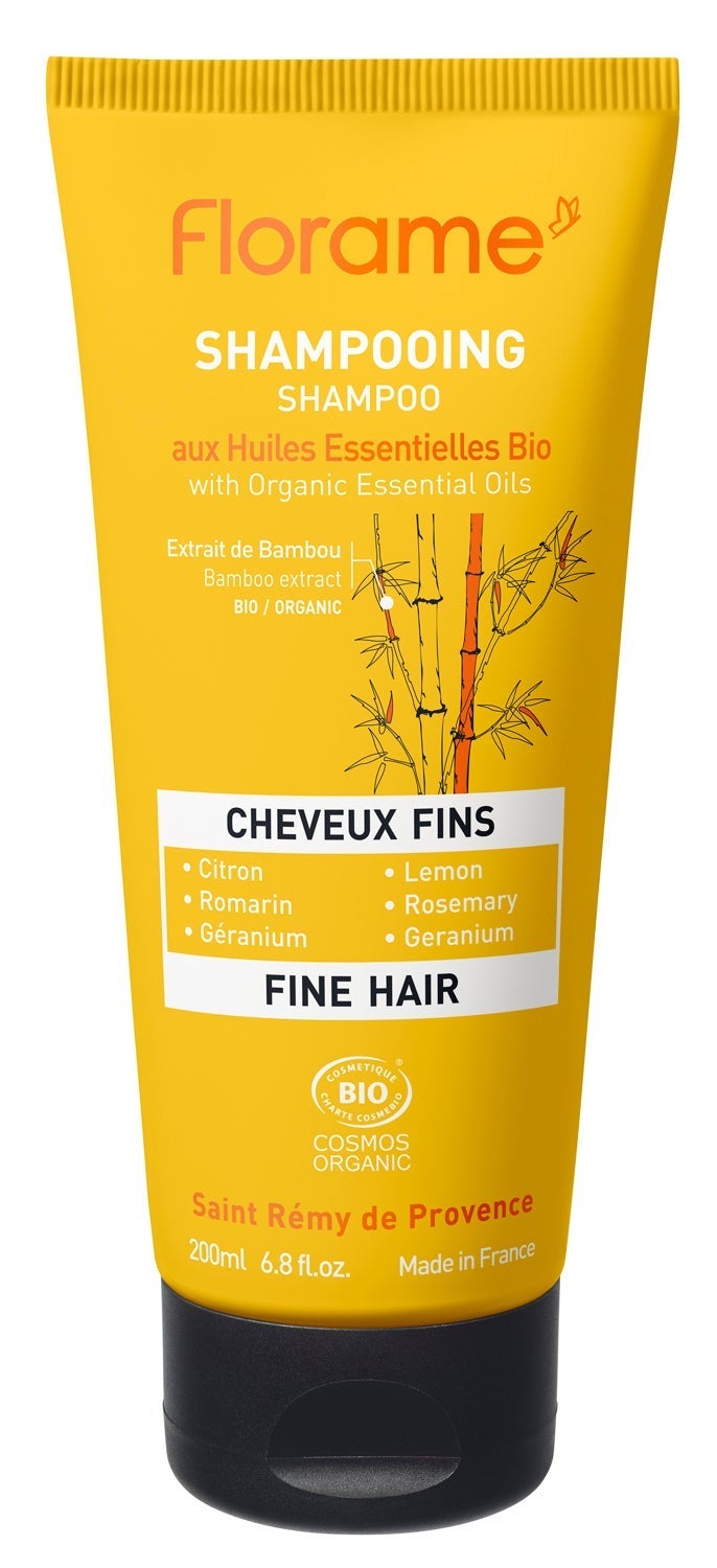 Shampooing volume bio pour cheveux fins